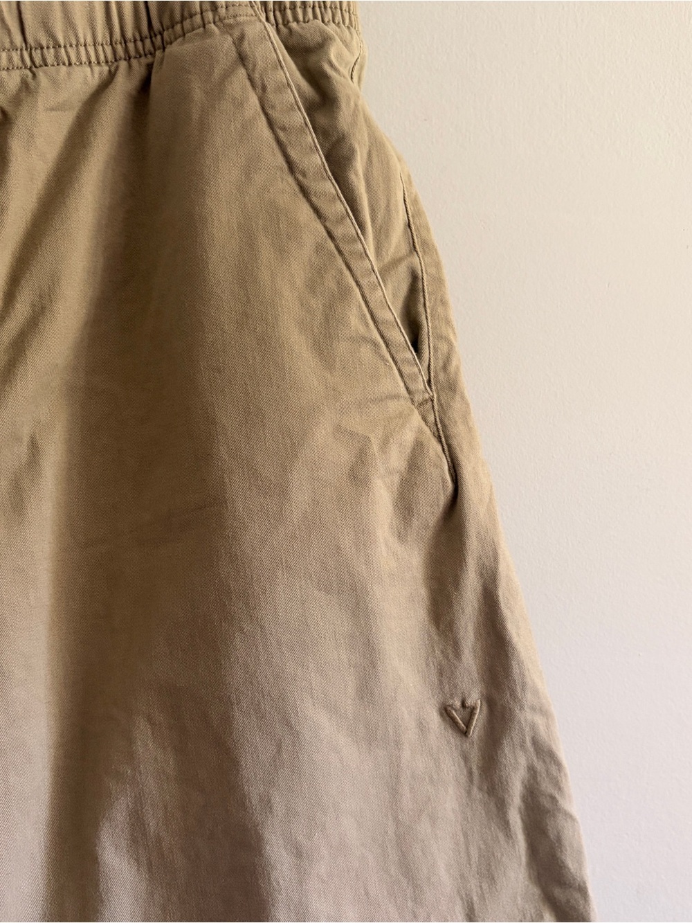 Vissla Men's Casual Pull On Drawstring Khaki Shorts Small Organic Cotton - Picture 5 of 9